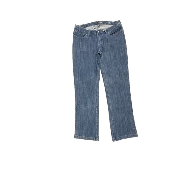 Shift Bootcut Kevlar Reinforced Women's size 12 Dark Wash Blue Denim Jeans - Picture 1 of 5